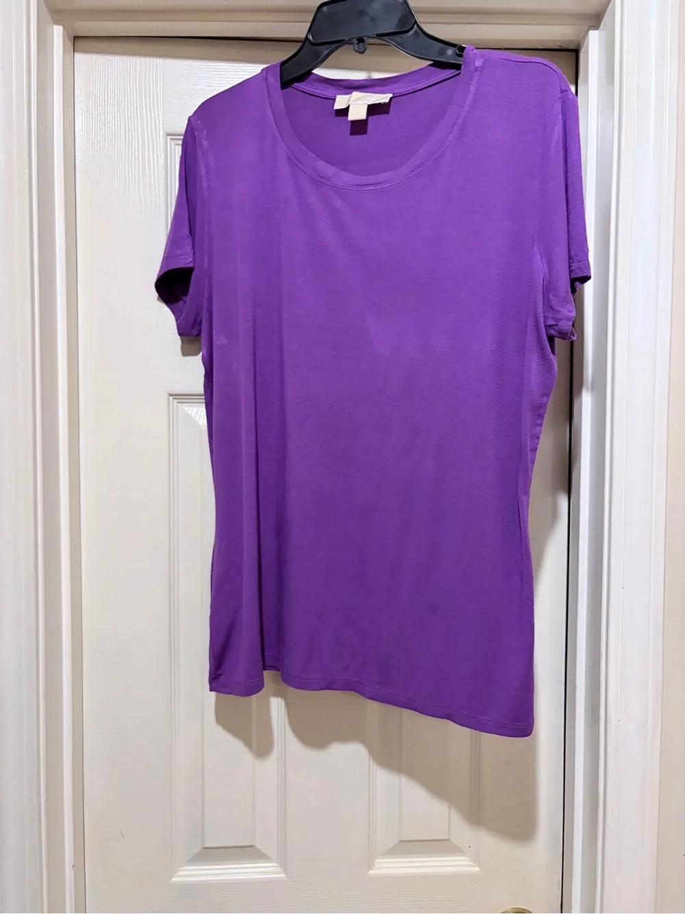 Michael Kors Violet Crewneck Short Sleeve Tee